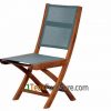 Teak Batyline Folding Chair