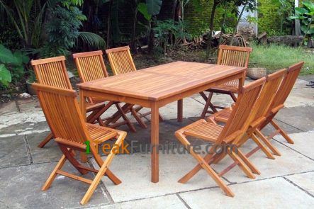 Teak Oiled Dining Table Sets