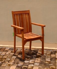 Teak Stacking Chair