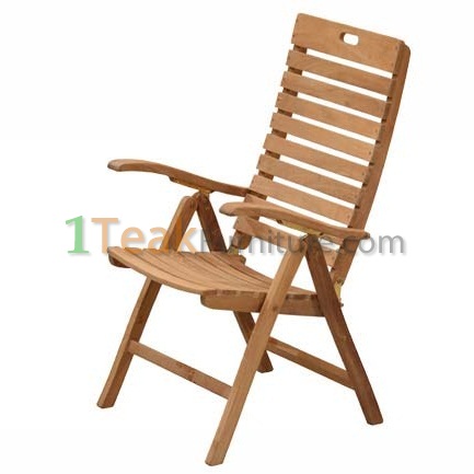 Teak Classic Reclining Chair