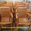 Ready Stocks Teak Stacking Chair