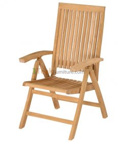 Teak Horizon Reclining Chair
