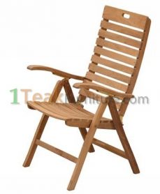 Teak Classic Reclining Chair