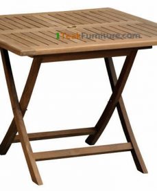 Teak Square Folding Table 130